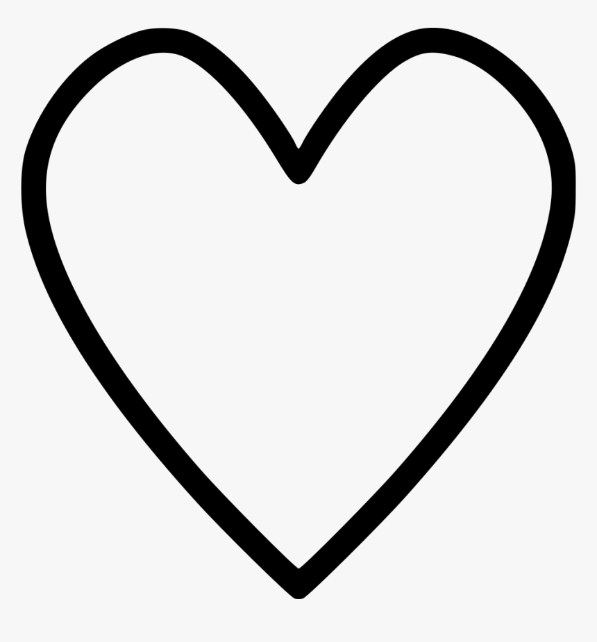 Heart Favorite Important Bookmark Love Ui - Svart Hjärta, HD Png Download