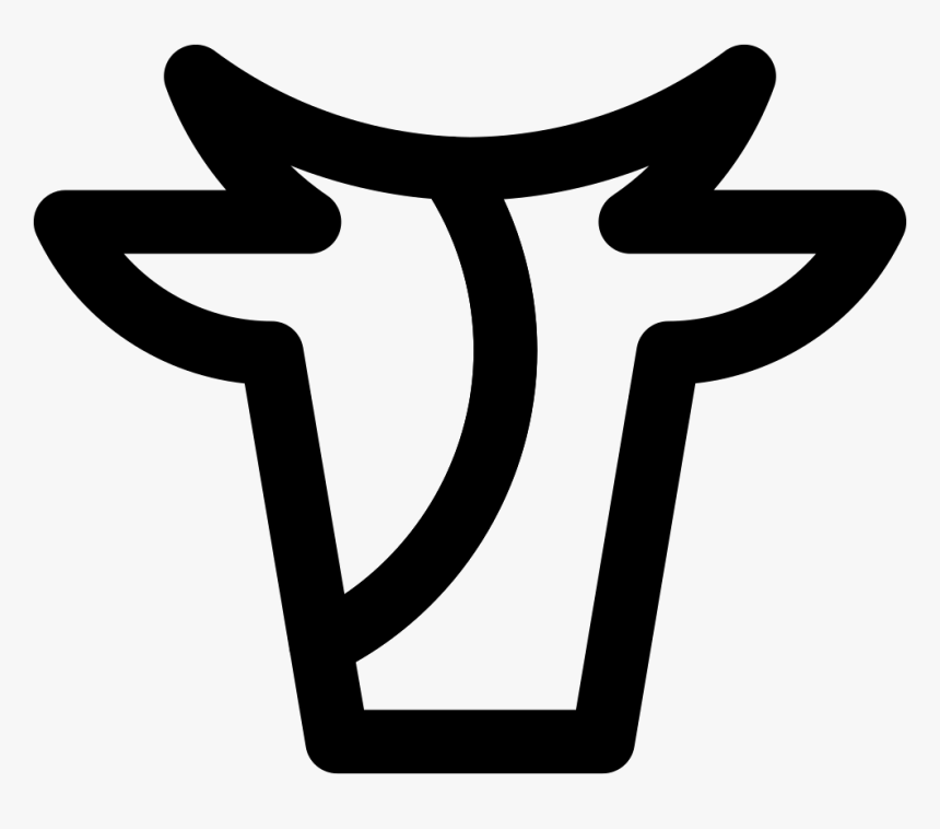 Dairy Cow - Cow Icon Vector Png, Transparent Png