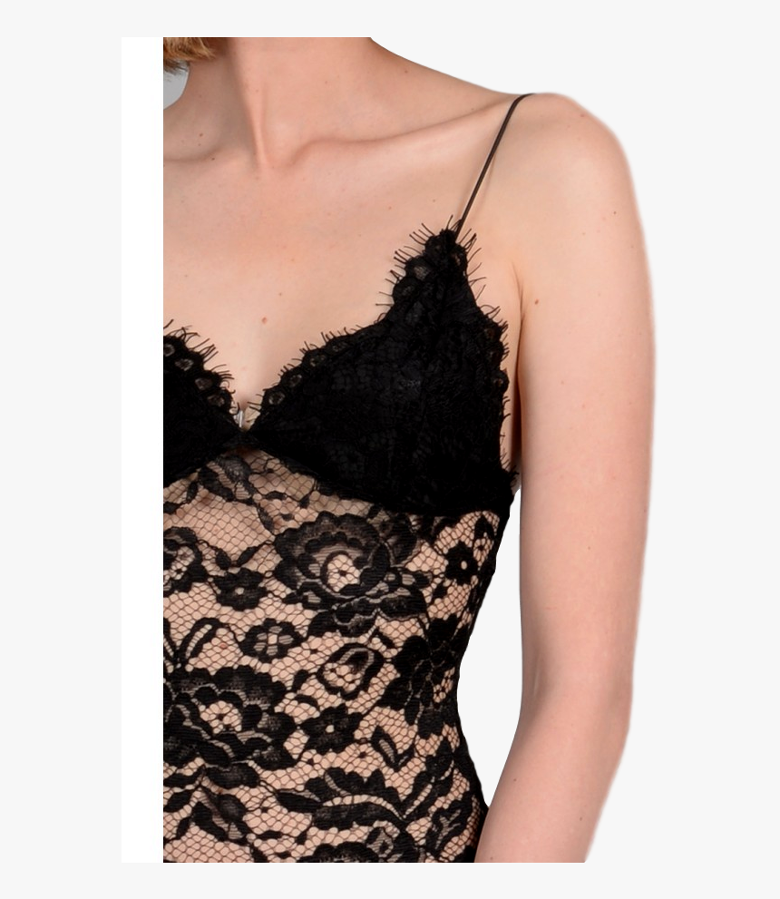 Black Lace Body Suit - Little Black Dress, HD Png Download