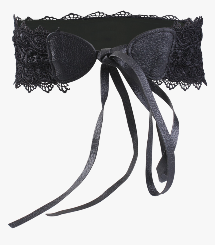 Correa De Cintura Elástica Con Nudos De Encaje Con, HD Png Download