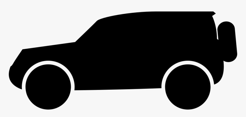 Van Wagon Or Waggon Side View Silhouette Svg Png Icon - Silhouette Of A Van, Transparent Png