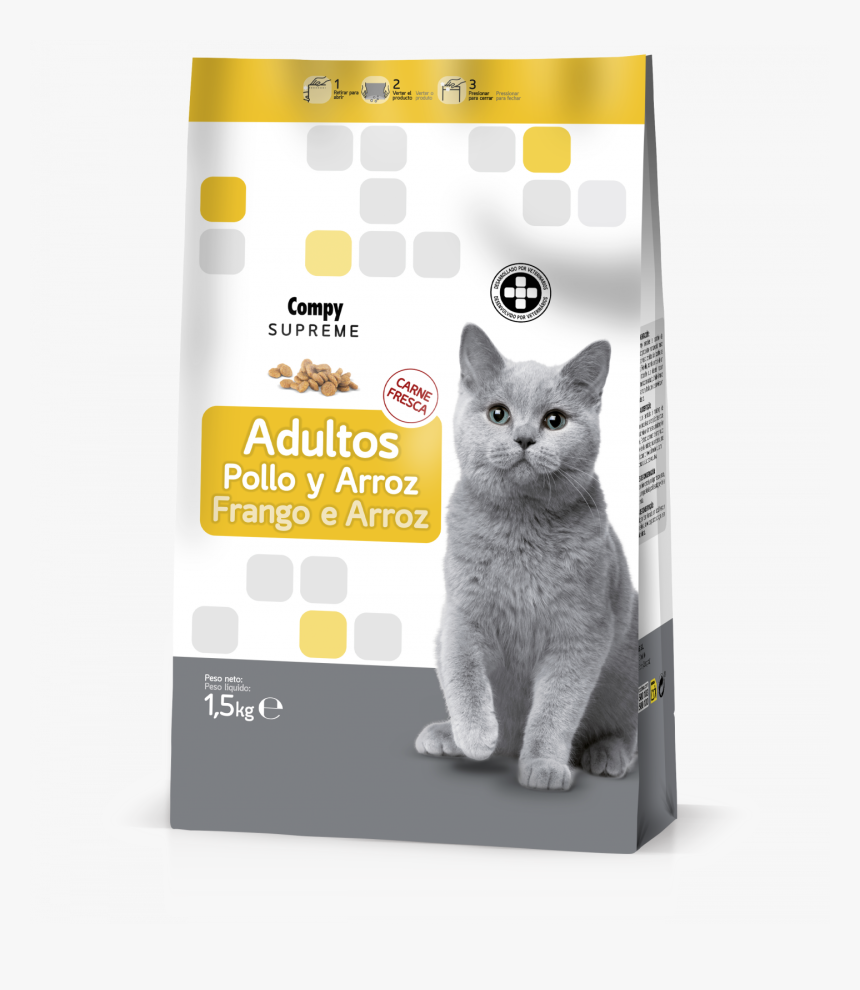 Gatos Pienso Compy Mercadona, HD Png Download