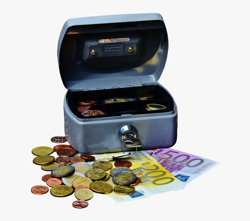 Cashbox, Money, Currency, Cash Box - Kasse Buchhaltung, HD Png Download