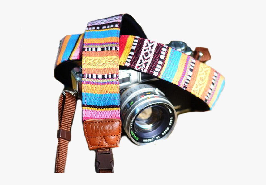 Native Village - Bunter Kameragurt, HD Png Download