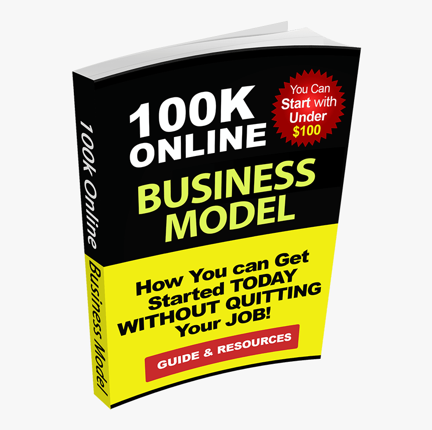 100k Online Business Model Ebook Cover - Printing, HD Png Download