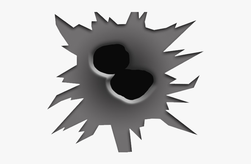Gunshot Clipart Ripped Hole - Bullet Fire Png Hole, Transparent Png