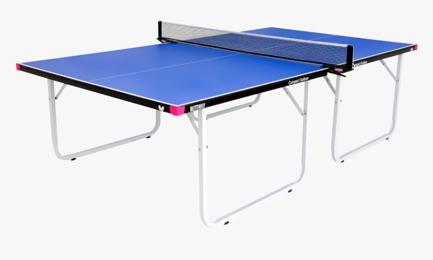 Butterfly Compact Outdoor Table Blue - Table Tennis, HD Png Download