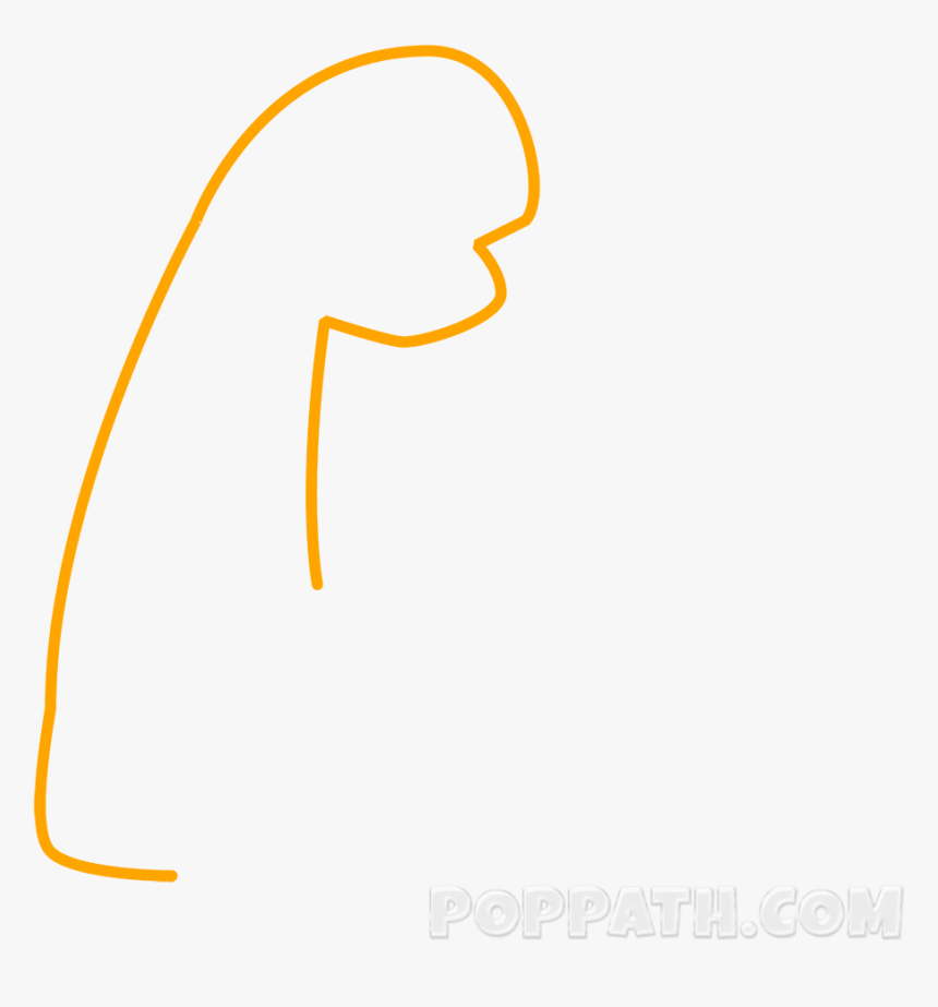 Begin With Sketching A Fist Shape With An Arm , Png, Transparent Png