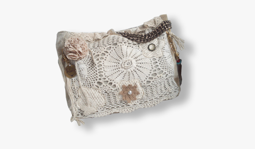 Bolso-encaje - Shoulder Bag, HD Png Download