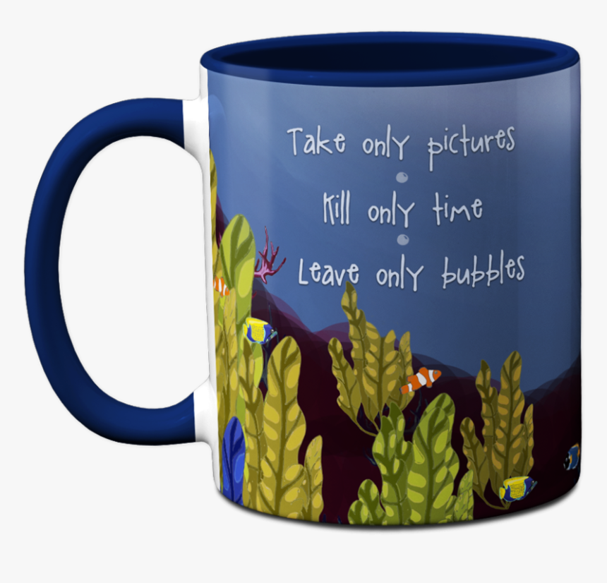 Scuba Bubbles Mug By Pithitude - Mug, HD Png Download