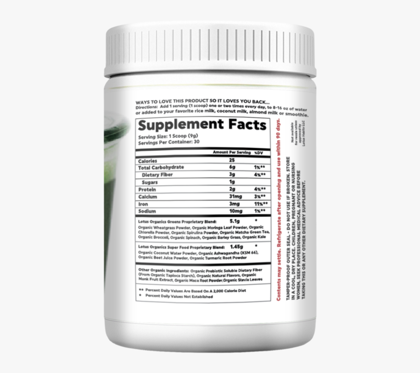 Lotus Habits Green Juice, HD Png Download