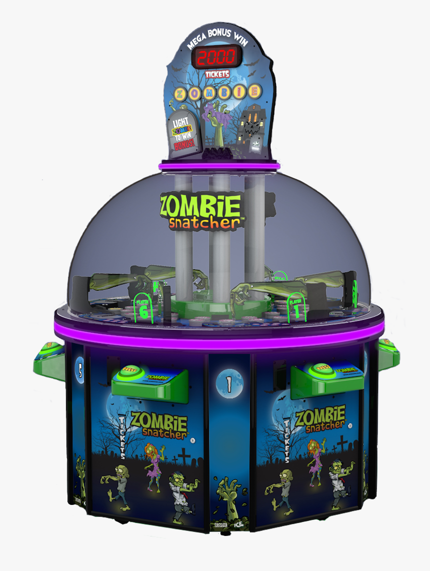 Zombie Snatcher Rotary Prize Redemption Game, HD Png Download