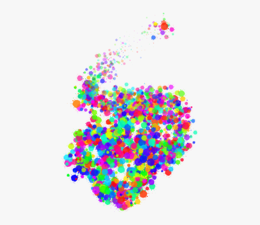 #freetoedit #rainbow #colorful #watercolor #splotch - Illustration, HD Png Download