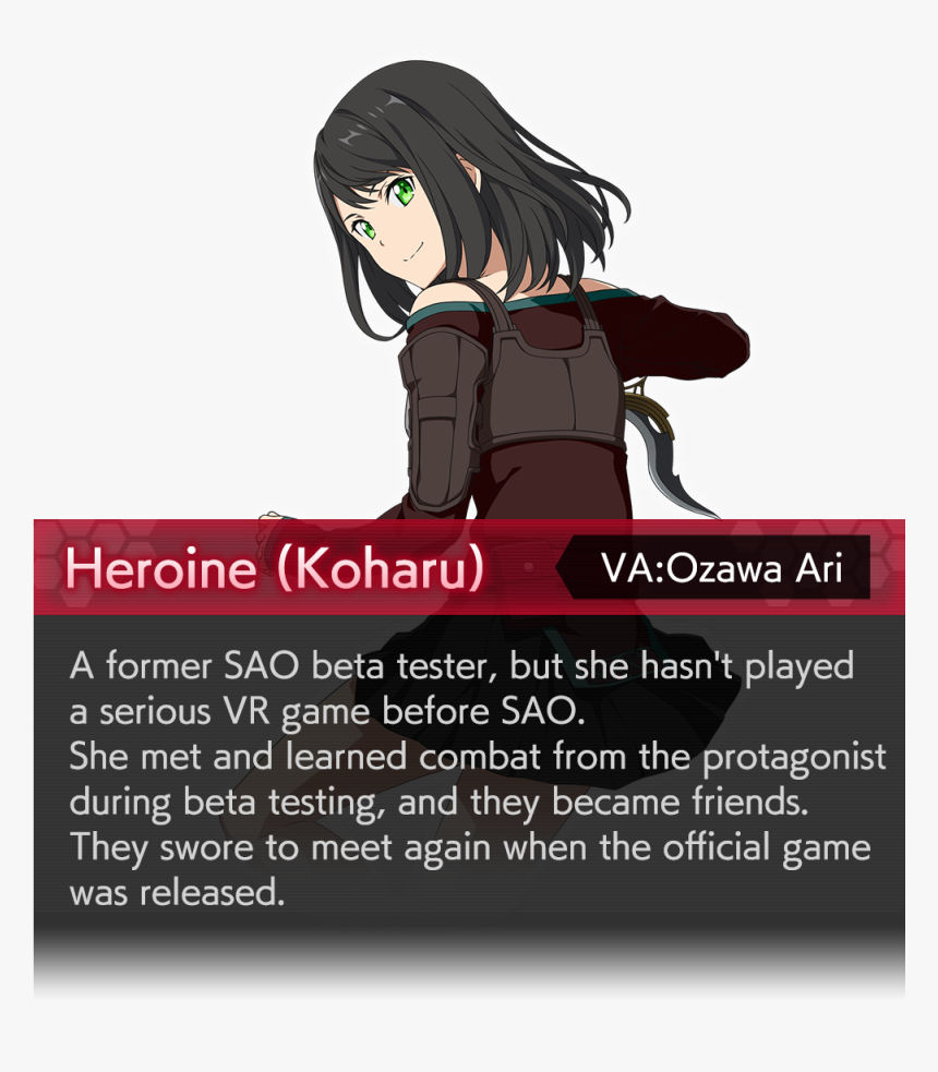 Sword Art Online Integral Factor Koharu, HD Png Download