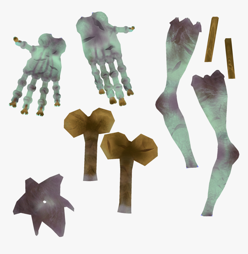 Final Zombie Texture - Cross, HD Png Download