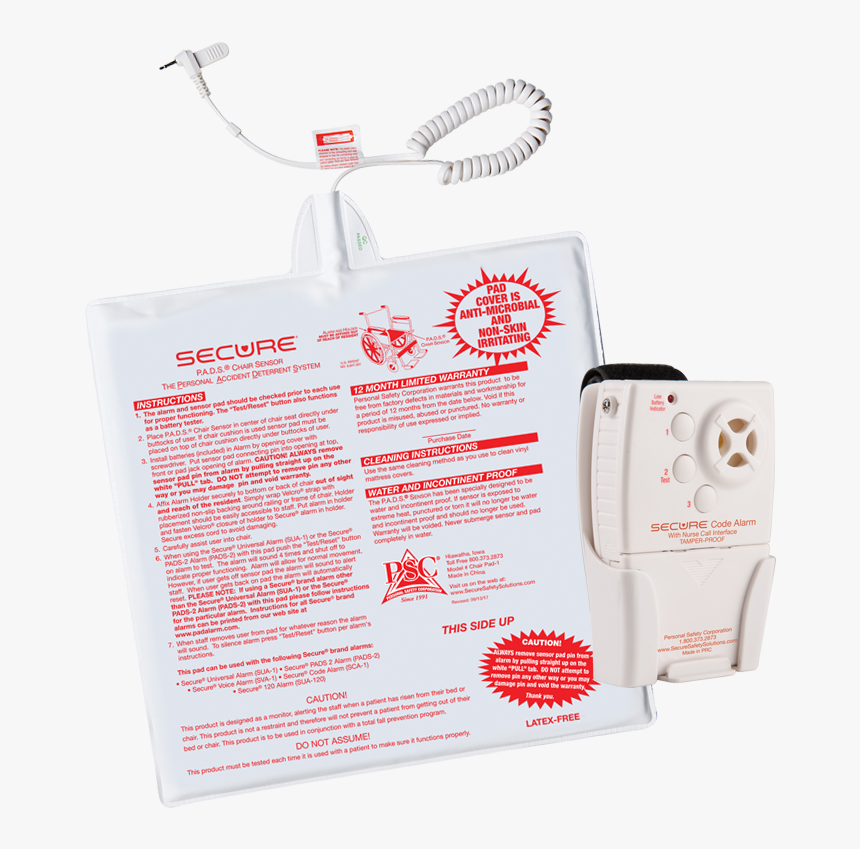 Secure® One Year Code Fall Monitor Chair Pad Set-4 - Paper, HD Png Download