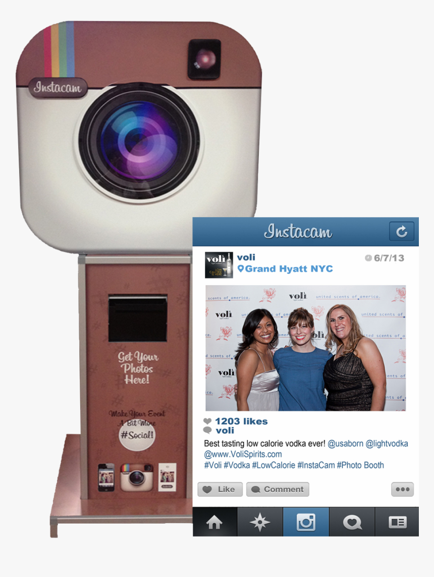 4 Photo - Instagram Photo Booth Kiosk, HD Png Download