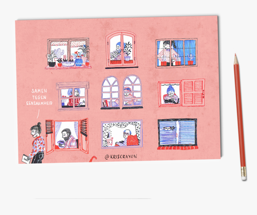 A Drawing For A Charity Against Loneliness, HD Png Download