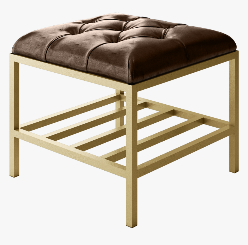 Small Brown Modern Bench, HD Png Download