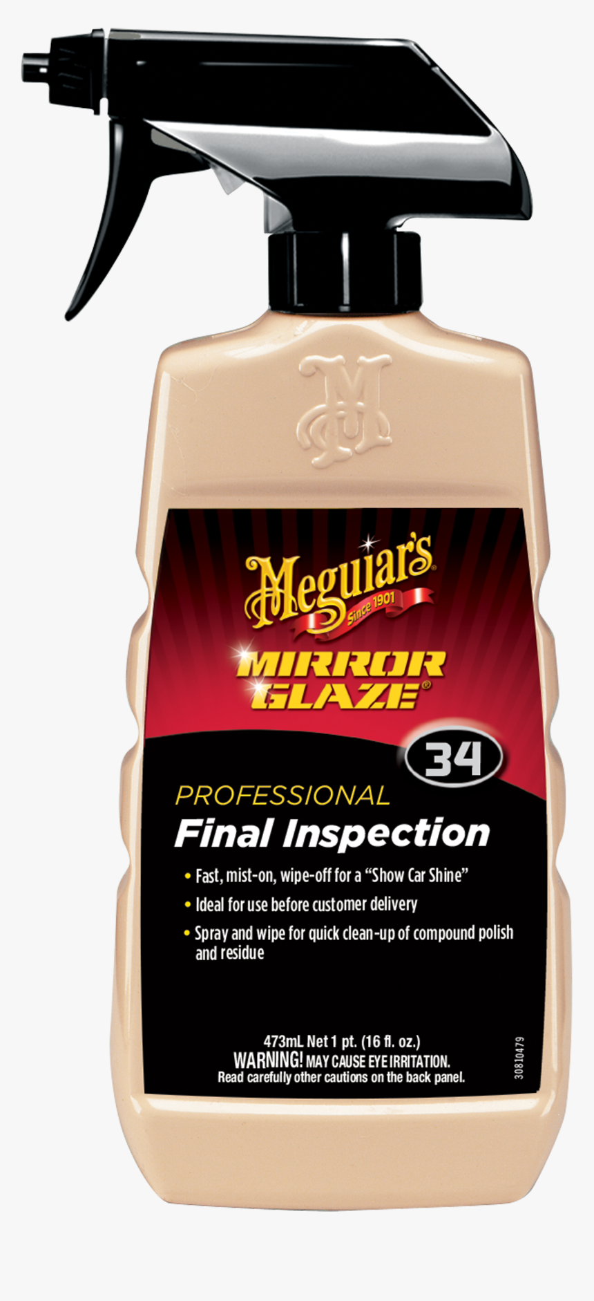 M34 Mirror Glaze® Final Inspection, 16 Oz - Meguiars Final Inspection, HD Png Download