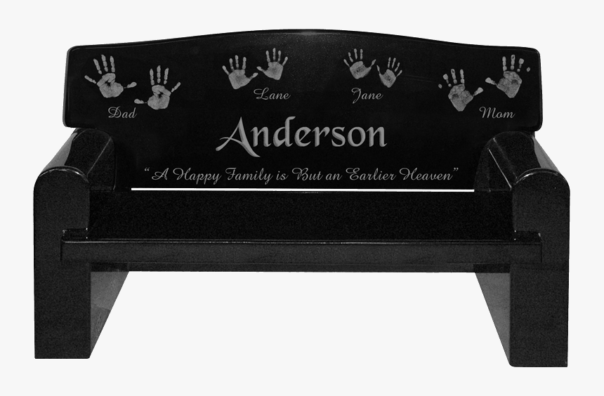 Couch Bench Jet Black - Bench, HD Png Download