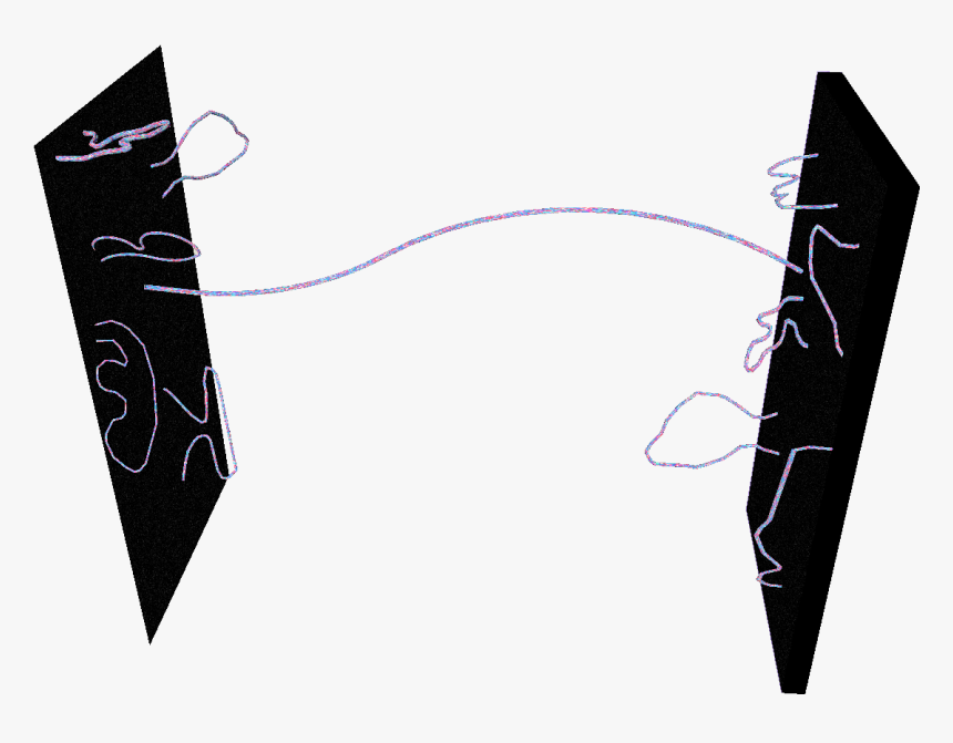 D3 Brane Et D2 Brane - D Brane, HD Png Download