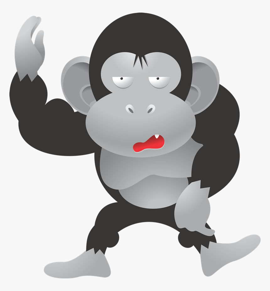 Gorilla - Clipart - - Adivinanzas Que La Respuesta Sea Cartuchera, HD Png Download
