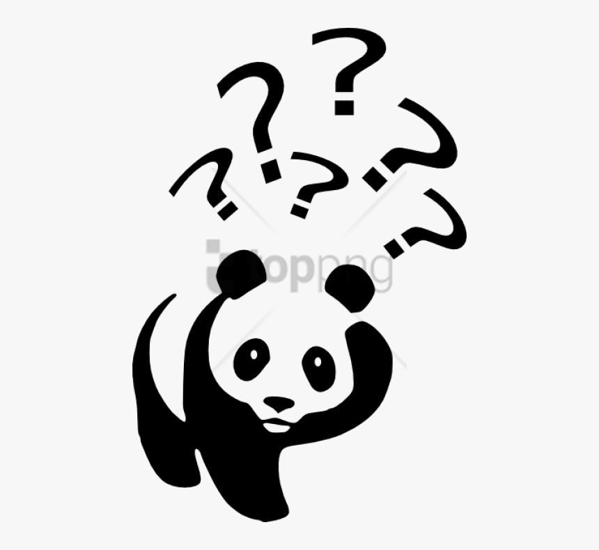 Free Png Download Question Mark Face Png Png Images - Panda Point D Interrogation, Transparent Png
