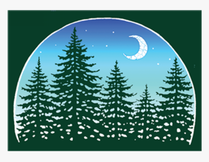 Forest Moon Sticker 6 - Mountain Steal Your Face Sticker, HD Png Download