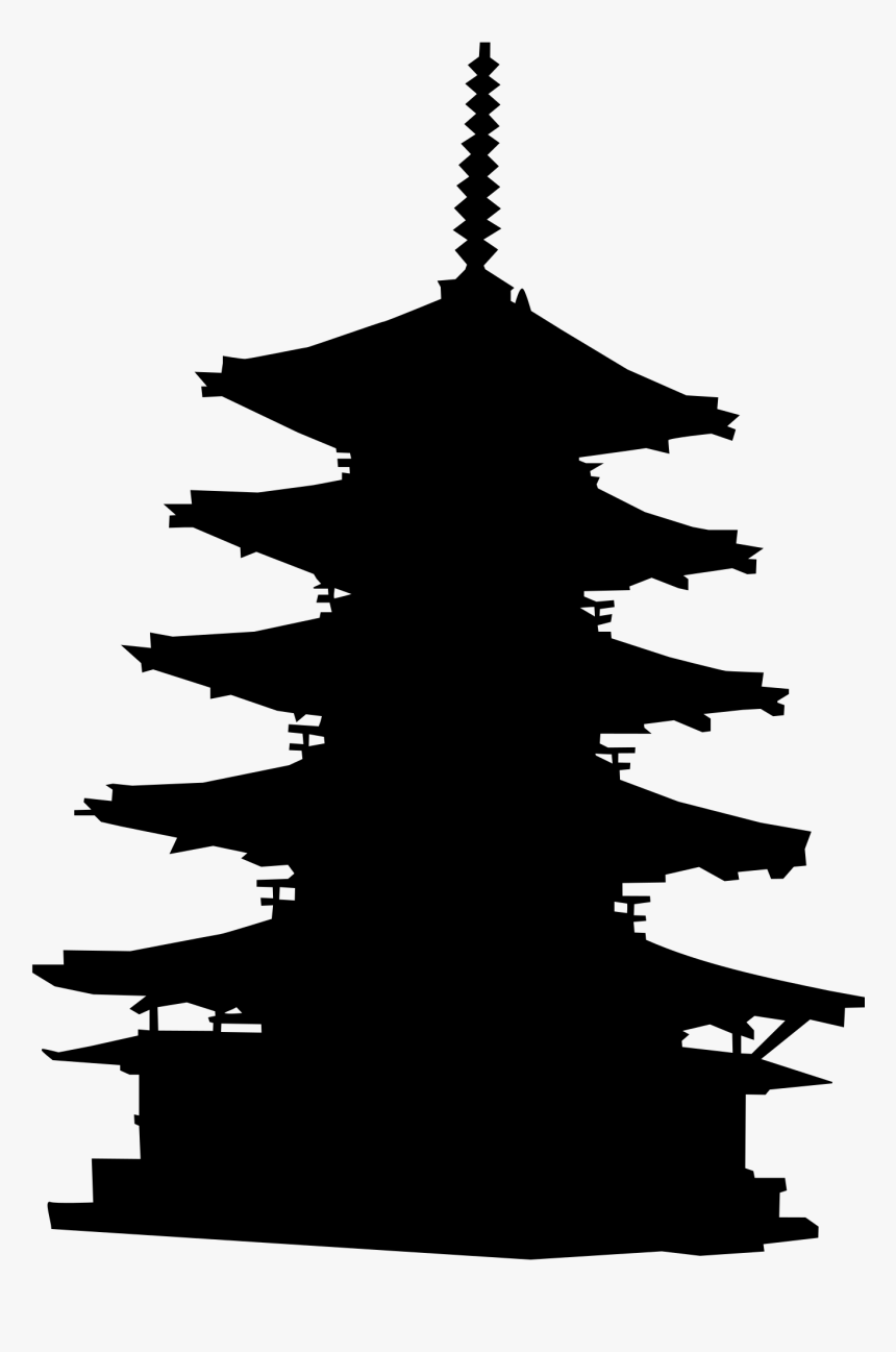 Fir,pine Family,colorado Spruce - Hōryū-ji, HD Png Download