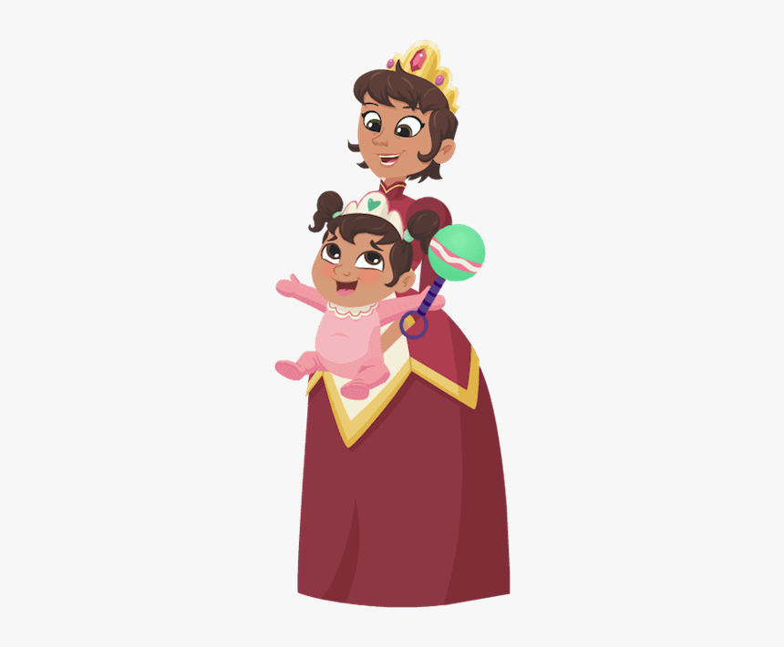 Princess Knight Nella S Mother Queen Mom Holding Norma - Nella The Princess Knight Queen Mom, HD Png Download