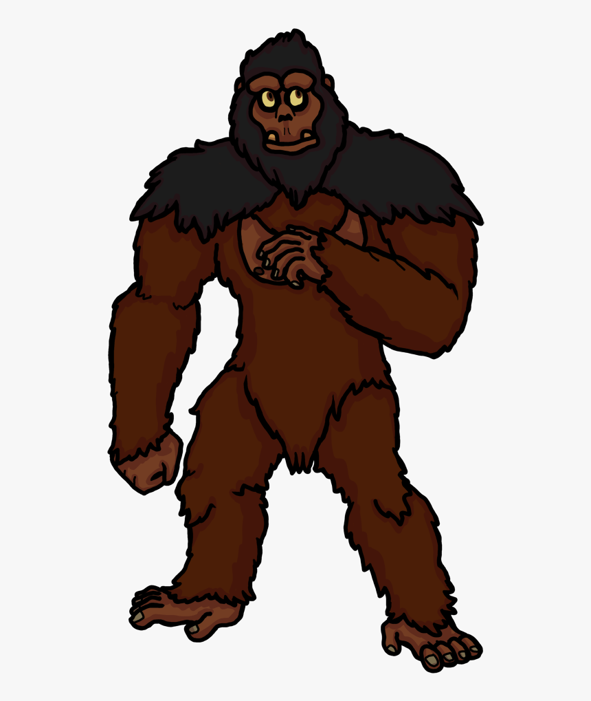 Graphic Transparent Stock Ape Clipart Gorilla Family - Illustration, HD Png Download