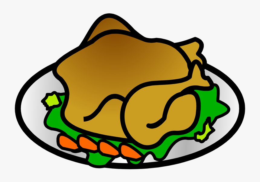 Transparent Turkey Dinner Png - Turkey Meat, Png Download