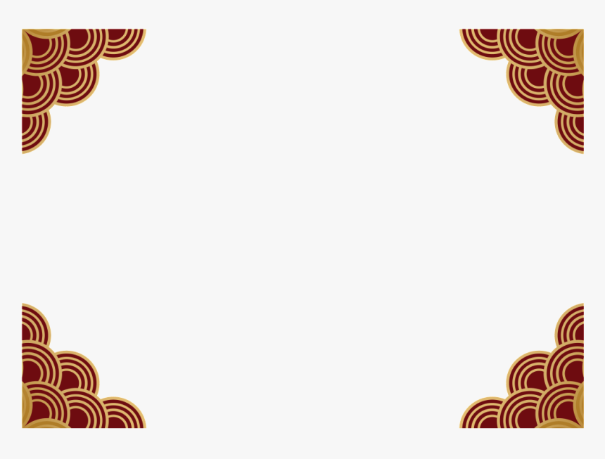 Chinese Classical Border Decoration Vector, HD Png Download