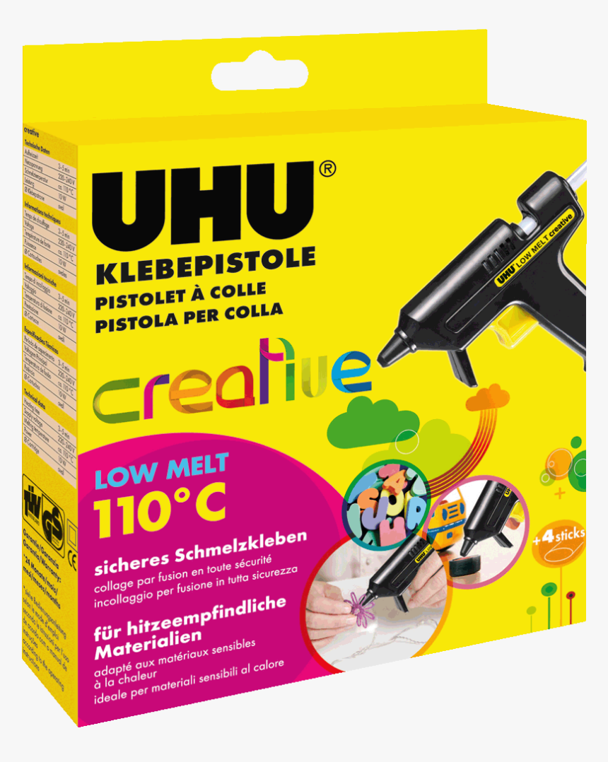Glue Gun Low Melt 110°c - Uhu Glue Gun Sticks, HD Png Download