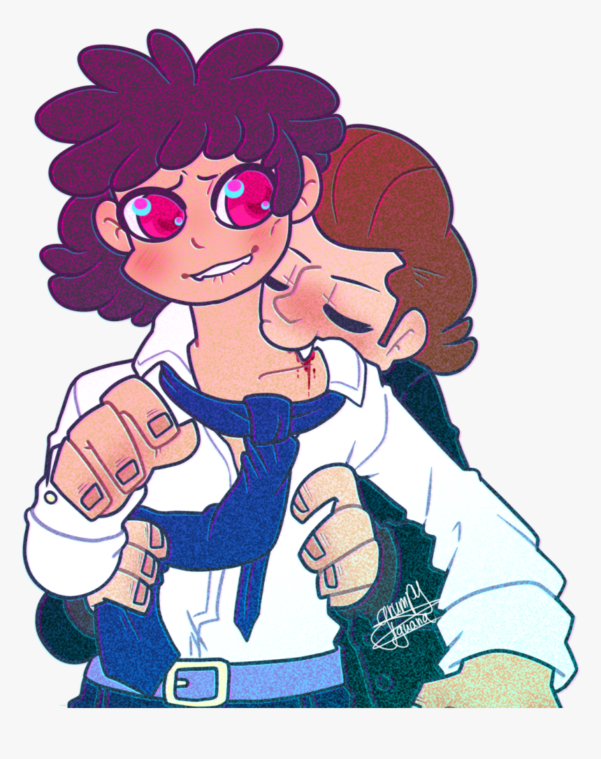 Why Must The Vampire Bby Bite The Other Bby All The - Cartoon, HD Png Download