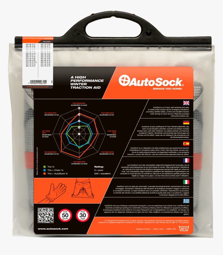 Autosock, HD Png Download