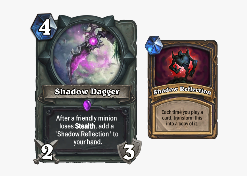 Rogue Shadow Reflection Hearthstone, HD Png Download
