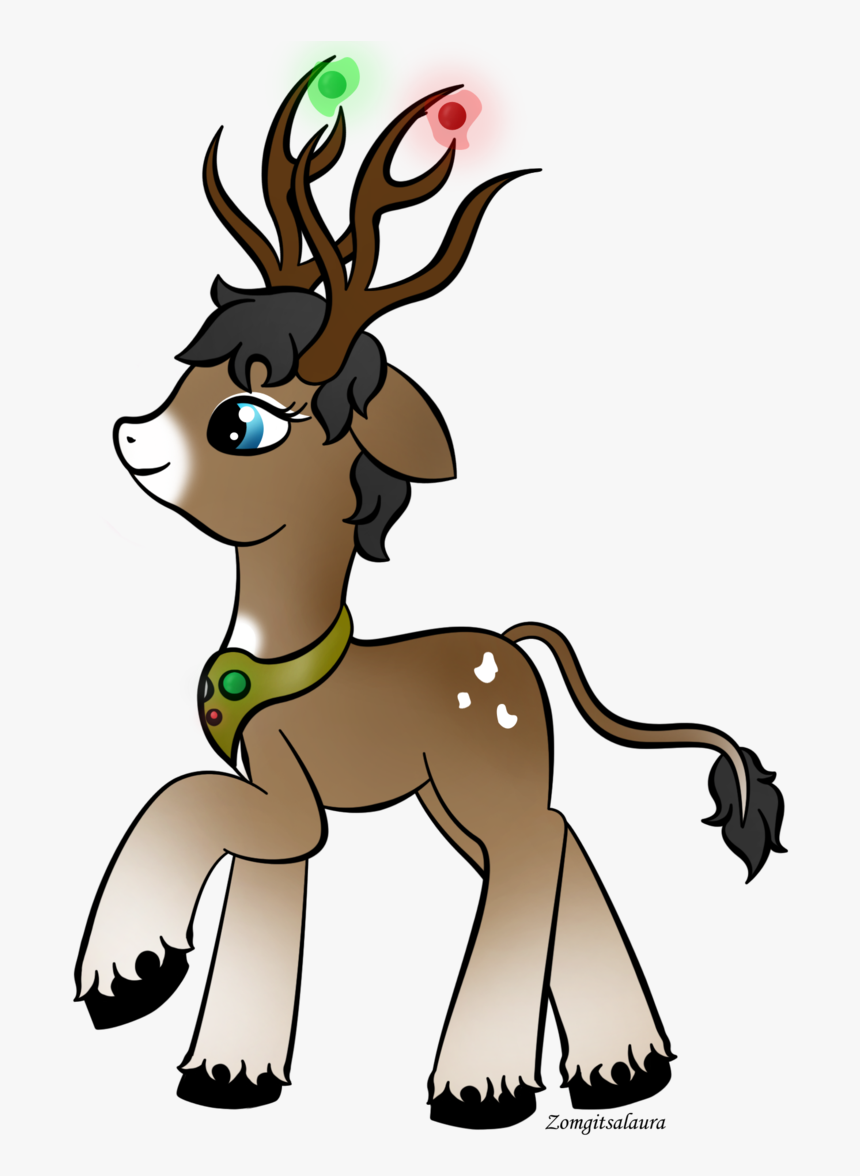 Christmas Reindeer Princess By Zomgitsalaura Christmas - Princess Reindeer, HD Png Download