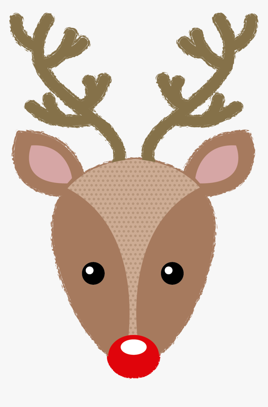 Reindeer Istock-853809088 Sketch - Merry Christmas Happy New Year Cute, HD Png Download