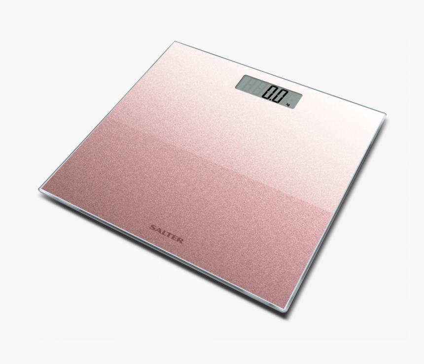Salter Rose Gold Glitter Digital Bathroom Scale - Paper, HD Png Download
