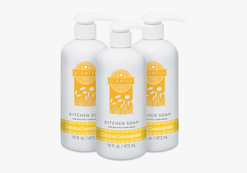 Scentsy Kitchen Soap 3 Pack - Plastic Bottle, HD Png Download
