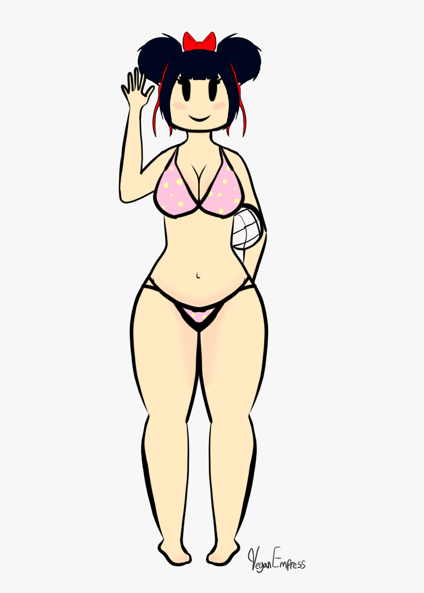 Bikini Girl - Cartoon, HD Png Download