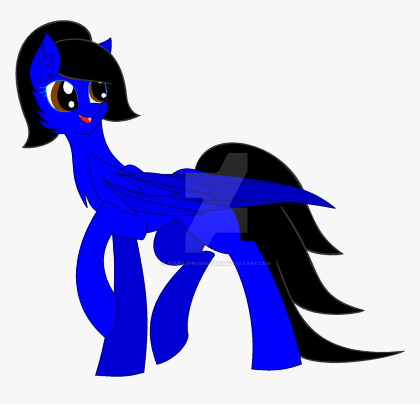 Horse Cobalt Blue Silhouette Cartoon Clip Art - Cartoon, HD Png Download