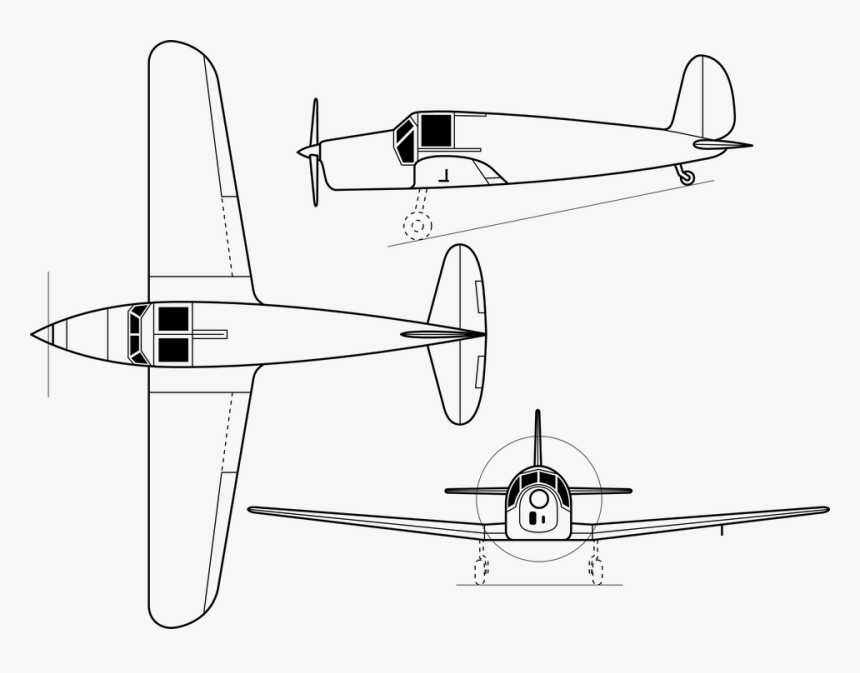Arado Ar 79 3 View, HD Png Download
