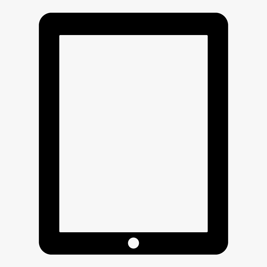 Silhouette At Getdrawings Com - Ipad Image Black And White, HD Png Download