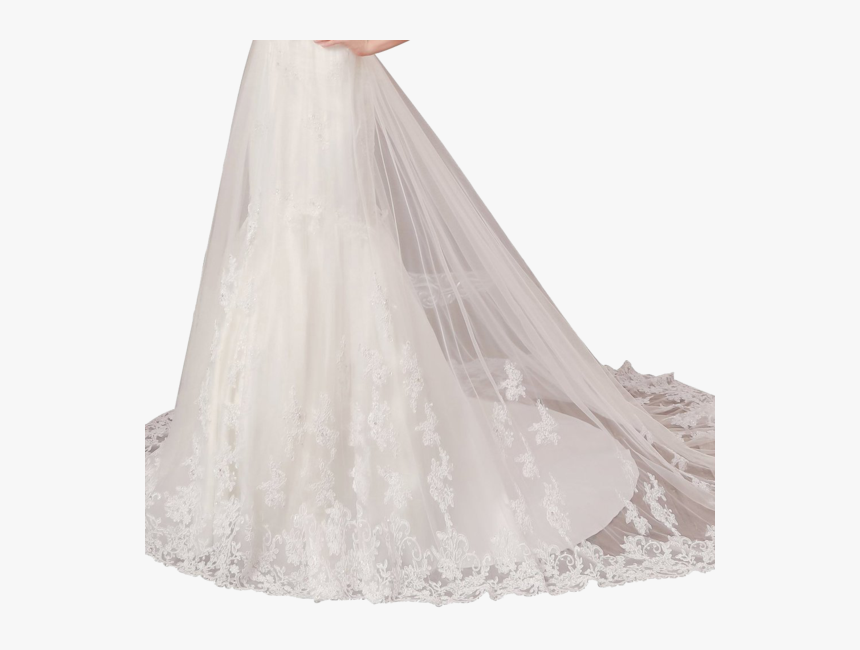 Transparent Wedding Lace Png - Gown, Png Download