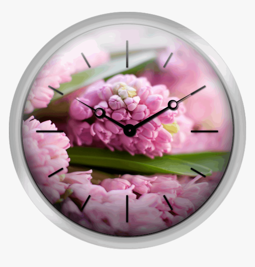 Hyacinth Bunch - Wall Clock, HD Png Download