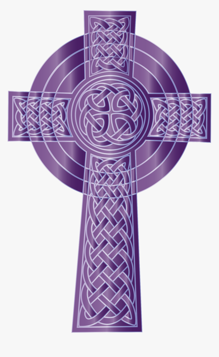 Amethyst Celtic Big Image - Cross Celtic Png, Transparent Png