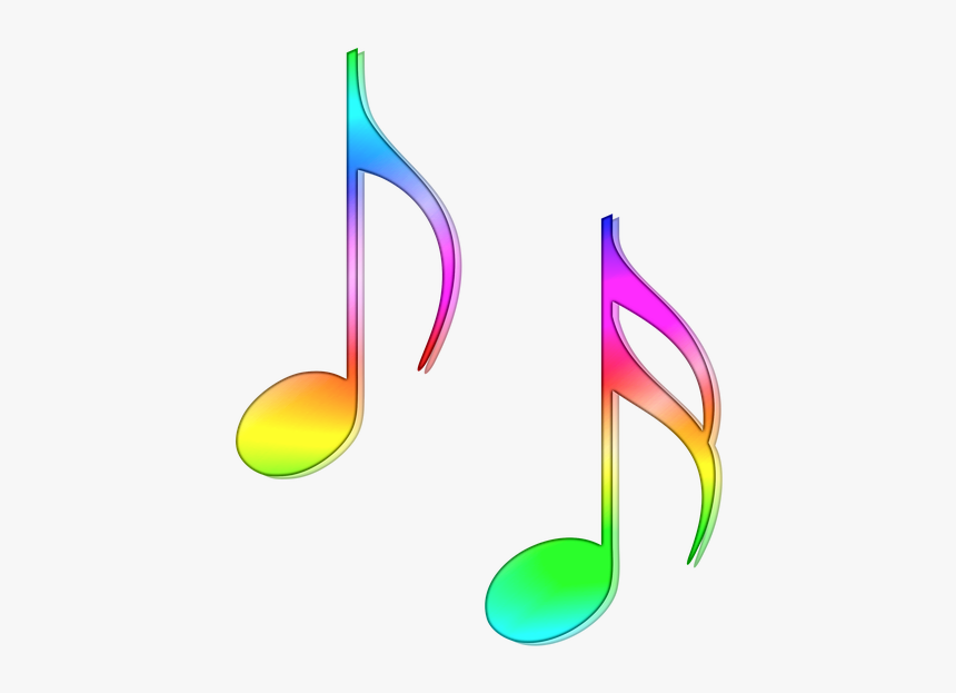 Note In Music Colored, HD Png Download